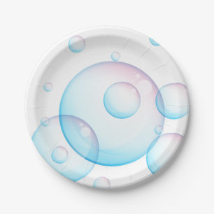 Bubble Paper Plates, 7" Plates