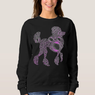Bubble Poodle Pink Sweatshirt