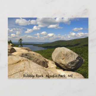 Bubble Rock  Acadia Park, ME Postcard