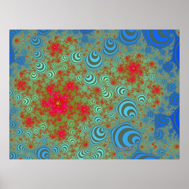 Bubble Roses Poster (Front)