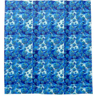 Bubble Roses Shower Curtain