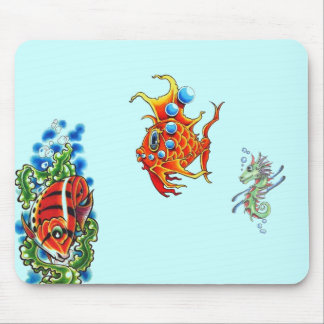 bubble sealife mousepad