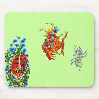 bubble sealife mousepad