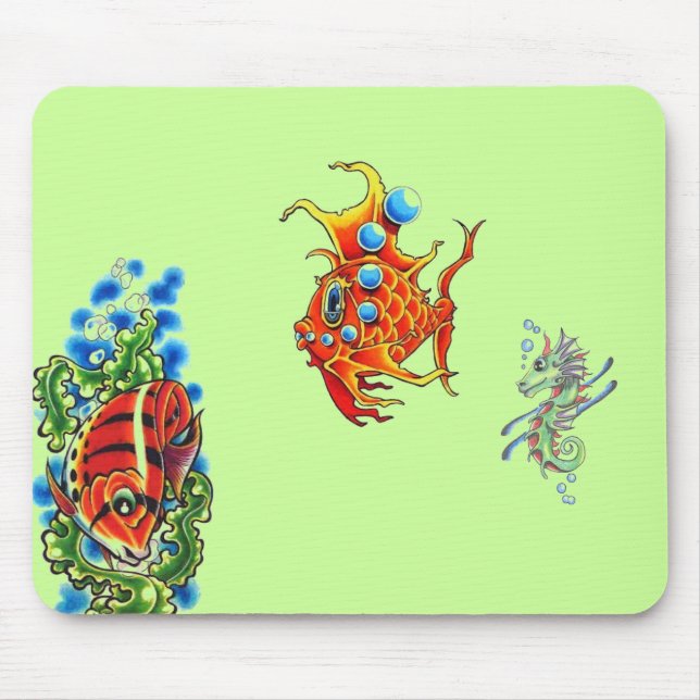 bubble sealife mousepad (Front)