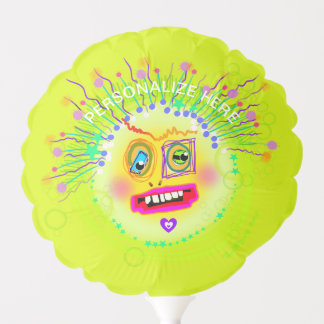 Bubble Smile Meemogie Emoji Art Balloon
