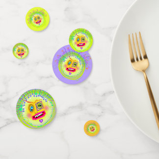 Bubble Smile Meemogie Emoji Art Confetti