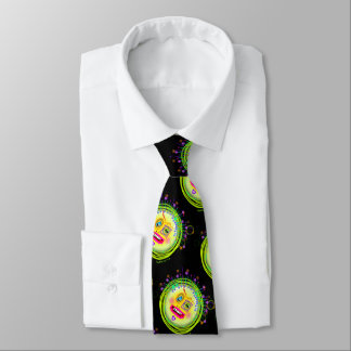 Bubble Smile Meemogie Emoji Art Neck Tie