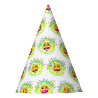 Bubble Smile Meemogie Emoji Art Party Hat