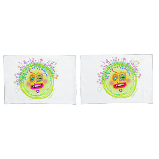 Bubble Smile Meemogie Emoji Art Pillow Case