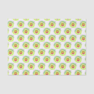 Bubble Smile Meemogie Emoji Art Tissue Paper