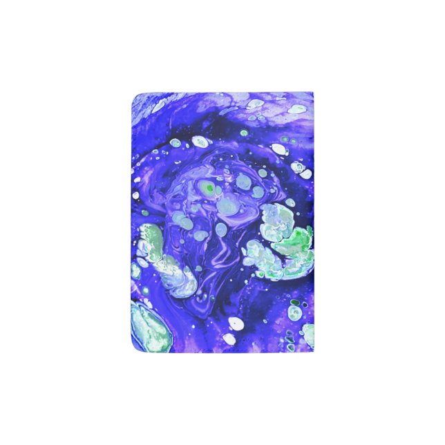 Bubble Swirl Passport Cover (Back)
