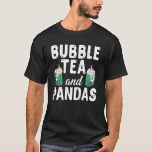 Bubble Tea and Pandas Panda Bear T-Shirt
