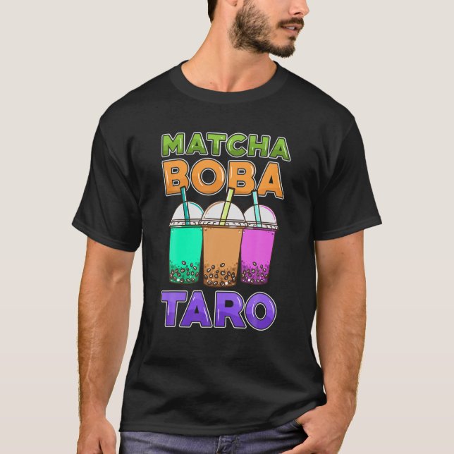 Bubble Tea Asian Pride Anime Boba API Life T-Shirt (Front)