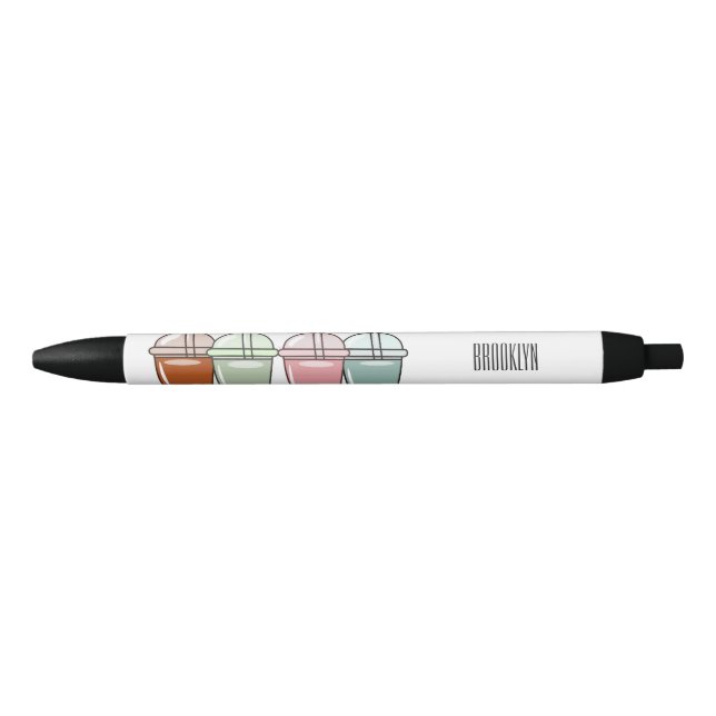Bubble tea cartoon illustration pen (Front)