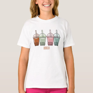 Bubble tea cartoon illustration T-Shirt