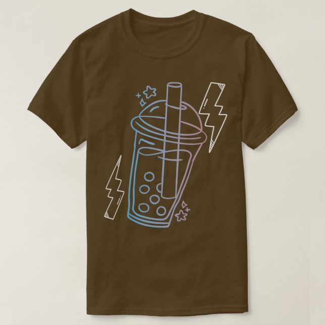 Bubble Tea Drinker Tapioca Pearl Milk Boba Tea 5 T-Shirt (Design Front)