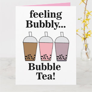 Bubble Tea Funny Card