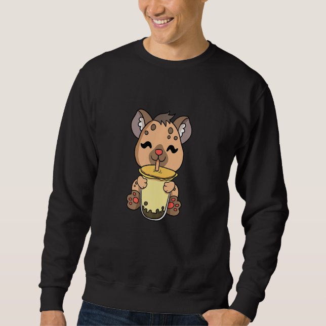 Bubble Tea Hyena Sweatshirt (Front)
