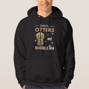 Bubble Tea Otter With Chocolate Cute Animals Hoodie