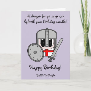 Bubble Tot Knight Card
