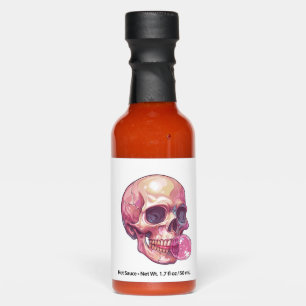 Bubble Trouble Skull – Funny Gum Skeleton Hot Sauces
