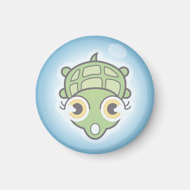 Bubble Turtle Magnet (Front)
