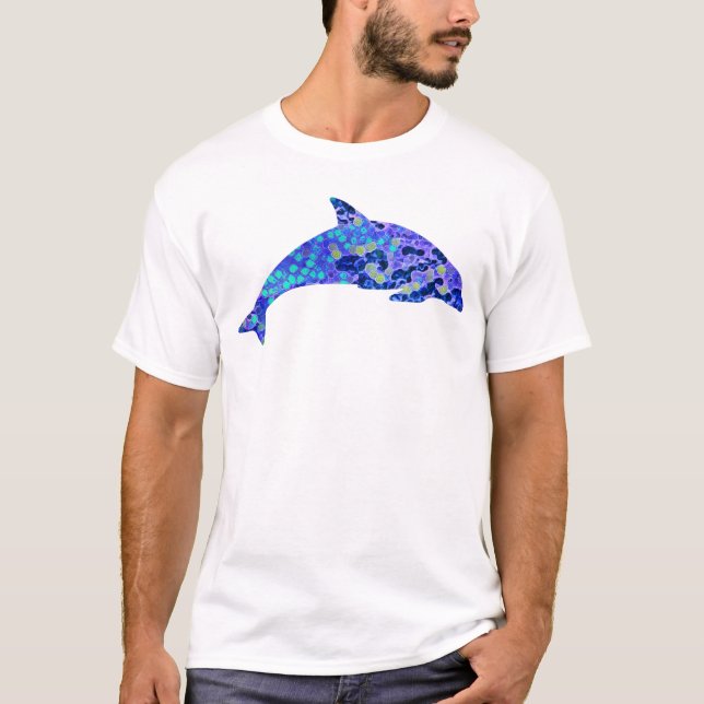 Bubble Up Dolphin  T-Shirt (Front)