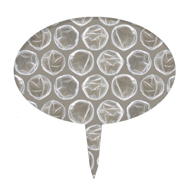 bubble wrap cake topper (Front)