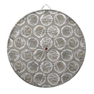 bubble wrap dartboard with darts