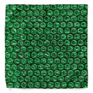 Bubble Wrap Green Bandana