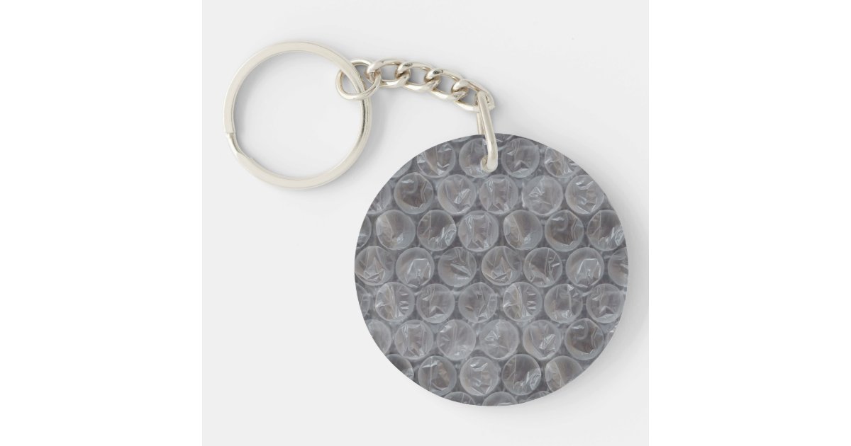 Bubble wrap keychain | Zazzle