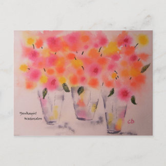 Bubblegum Blooms Postcard