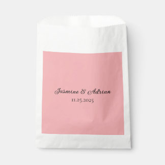 Bubblegum Blush Wedding Favor Bag