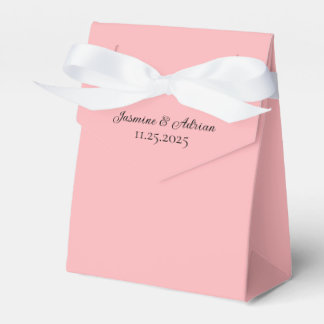 Bubblegum Blush Wedding Favor Boxes