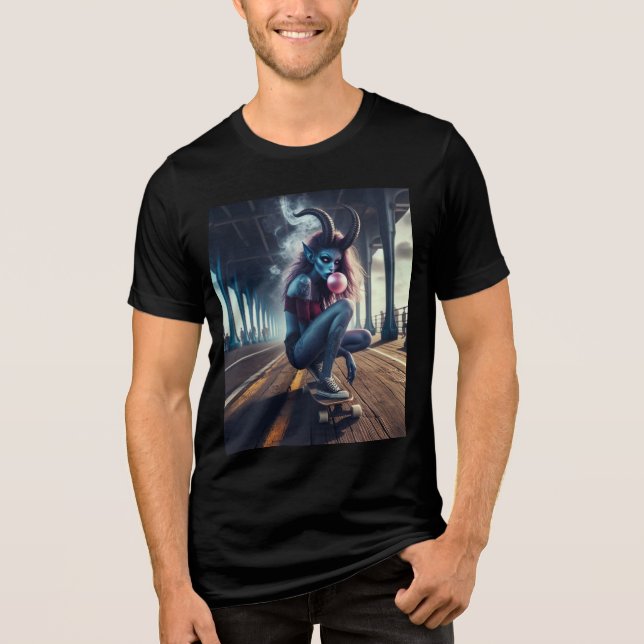 Bubblegum Chaos Tri-Blend Shirt (Front)