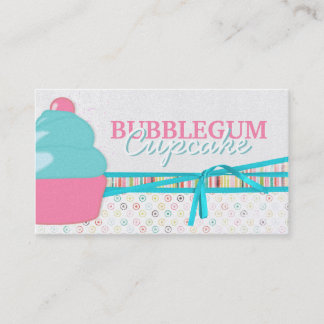 Bubblegum Cupcake Business Cards