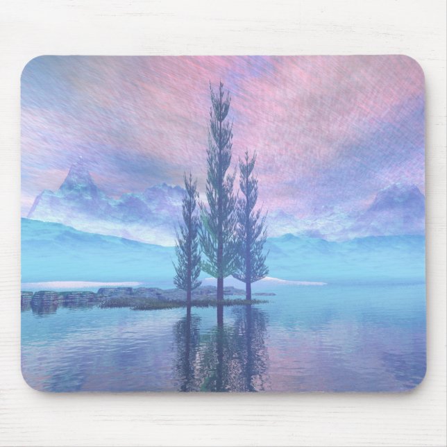 Bubblegum Illusions Mouse Pad (Front)