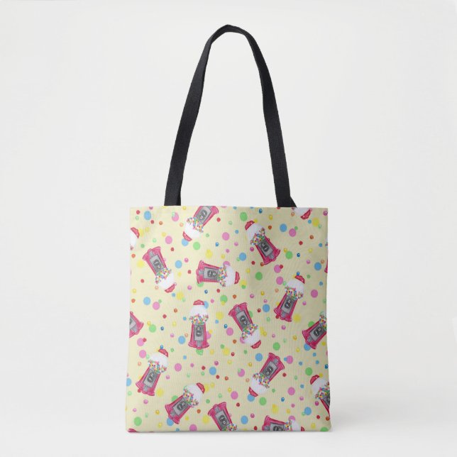 Bubblegum Machine Tote Bag (Front)