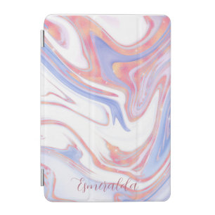 Bubblegum Marble Customizable iPad Mini Cover