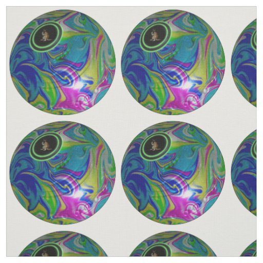Bubblegum Marble Lawn Bowls, Fabric