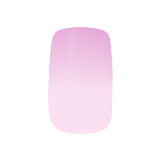 Bubblegum Pink Ombre Minx Nail Art
