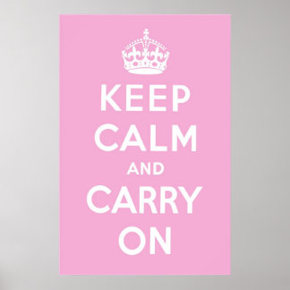 Bubblegum Pink Poster
