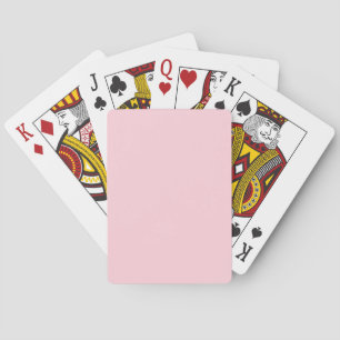 Bubblegum Pink Pretty And Yummy Solid Color  Poker Cards