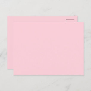 Bubblegum Pink Pretty And Yummy Solid Color  Postcard