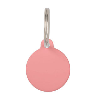 Bubblegum pink template to personalize Customize Pet Name Tag