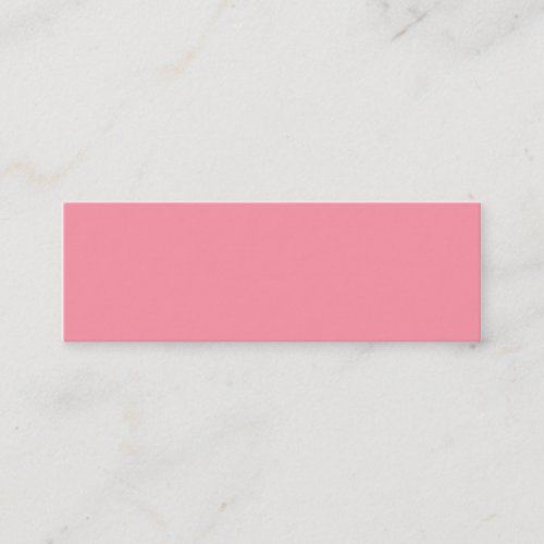 Bubblegum Pink Trend Color Customized Template Business Cards