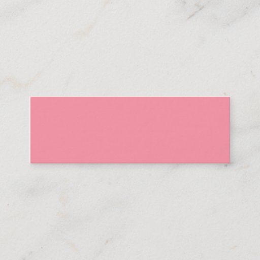 Customizable Bubblegum Pink Trend Color Customized Template Business Cards
