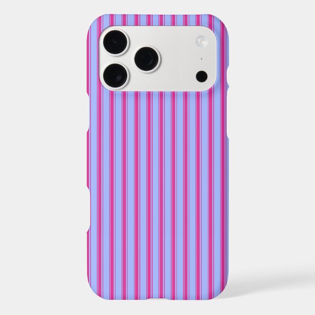 Bubblegum Pinstripe iPhone Case (Back)