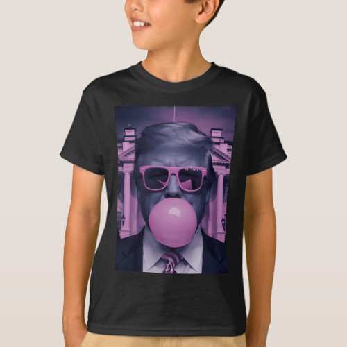 Bubblegum Retro 2024 White House Cool  T_Shirt