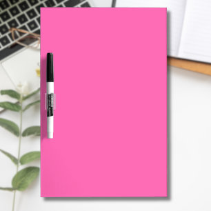 Bubblegum Rose Solid Color   Minimalist Dry Erase Board
